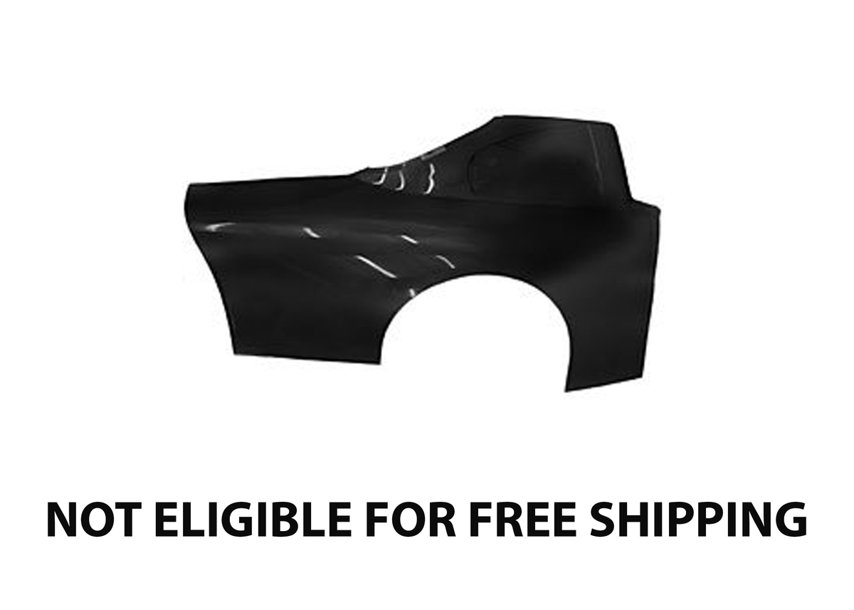 AR BODIES ABC Composite Quarter Panel Flange Fit Right Side, Black