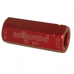 Wilwood Residual Pressure Valve – 10 Lb Red Valve With Fittings – Old #260-3279, New #260-13784 – For Drum Brakes