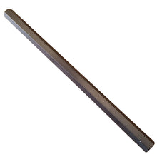 Load image into Gallery viewer, HEX ALUMINUM TUBES 3/4&quot; THREADED BLACK ANODIZED
