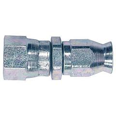 '-6 Straight TFE Power Steering Fitting, Reusable Style