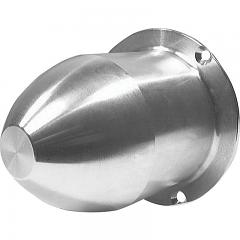 Front Dust Cap, Bullet Style Mill Finish