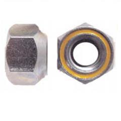 5/8-11 Coarse Single Sided Steel Lug Nut w-Reflective Yellow, 20 Qty