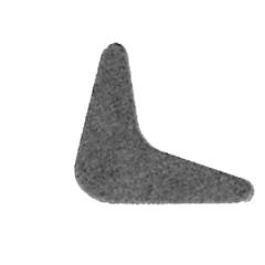 1/8” Steel Gusset 3”
